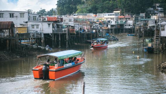 Lantau Island cultural exploration in-depth tour: Tai O stilt houses, Tian Tan Buddha, Ngong Ping 360 cable car