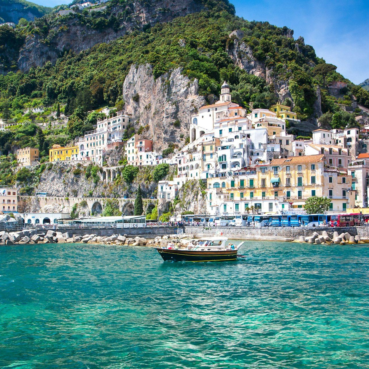 Amalfi & Positano: Boat Tour from Sorrento
