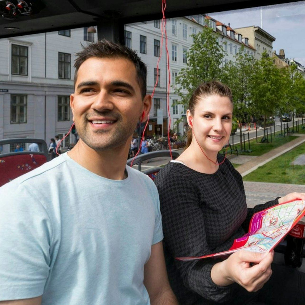 Visite de Copenhague : circuit en bus à arrêts multiples de 48 heures couvrant tous les itinéraires.