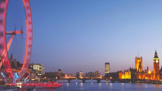 Londra: tour notturno guidato in autobus scoperto