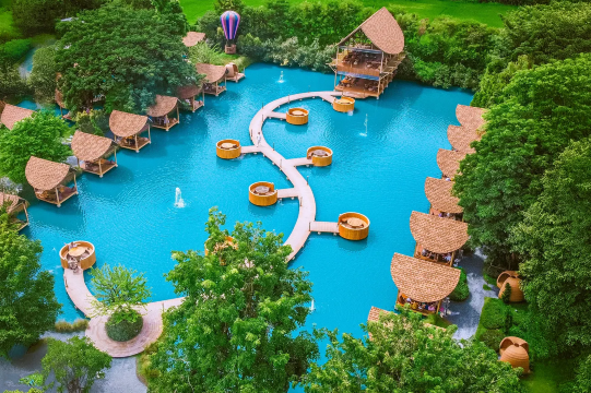 กรุงเทพฯ Bubble in the forest การจองที่นั่งร้านอาหารคาเฟ่ริมน้ำป่าฟองสบู่ [จองล่วงหน้า|วิวสวยอาหารอร