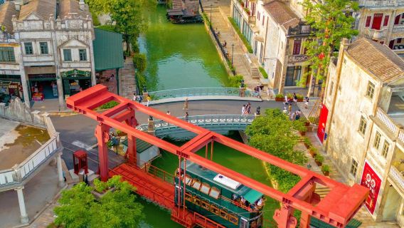 Eine Tagesausflug Privattransfer zur Wasserstadt Gulao, zum Chimei-Familienhof und zum Vogelparadies in Jiangmen, Provinz Guangdong, mit englischsprachigem Service.