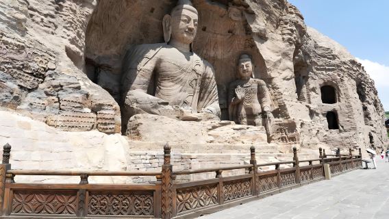Berangkat dari Datong, Shanxi: Gua Yungang, Kuil Gantung, dan Pagoda Kayu Yingxian - Tur Grup Berbahasa Mandarin Satu Hari