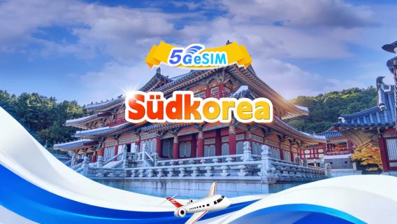 Südkorea 5G eSIM | Tagespaket/Gesamtpaket | 1–30 Tage | 24-Stunden-Abrechnung | QR-Code