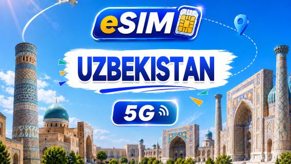 Uzbekistan 5G eSIM | Obsługa wszystkich AI&TikTok | 500MB/dzień - łącznie 100GB | 1-60 dni | Rozliczenie 24-godzinne | Kod QR