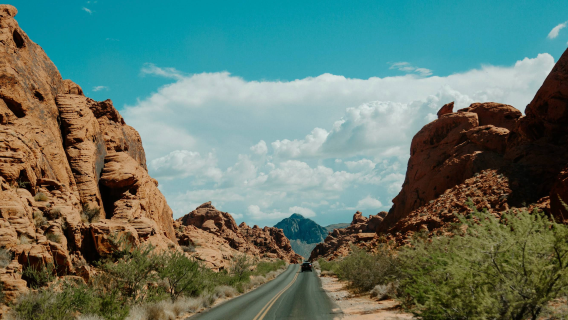 Amerika Syarikat Las Vegas - Taman Negeri Valley of Fire - Batu Aneh/Mendaki [Kereta Khas - Kebebasan Menurut Hati]