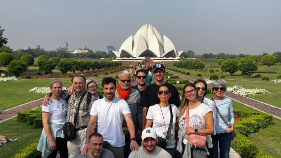 Passeio de Conexão em Delhi: Turismo na Velha e Nova Delhi com Transfer de Aeroporto