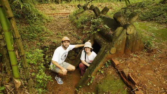 From Hue: Vinh Moc Tunnels Half-Day Tour & Transfer to Phong Nha