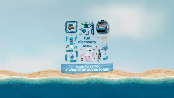 Singapore Sentosa sjove attraktioner kombinationsbillet Vælg frit blandt Sentosas populære attraktioner Separate attraktioner kan købes separat Singapore Cable Car/Madame Tussauds/S.E.A. Aquarium m.fl.