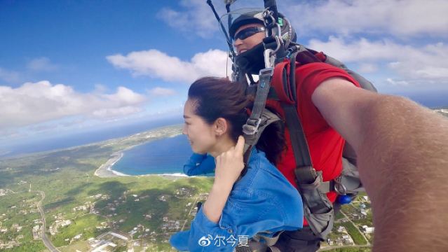 海南三亞海棠灣廣場海上跳傘4000公尺直升機空中觀光海景跳傘旅遊+專業高畫質攝影三亞海上跳傘