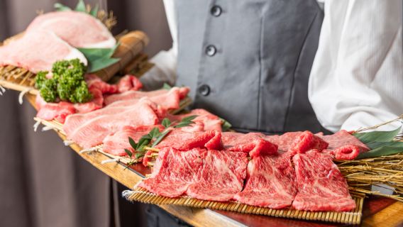 Oreno Yakiniku Ginza 4-chome Branch: Matsusaka beef deluxe 1kg bucket + appetizer set / Matsusaka beef 6-type platter + kimchi