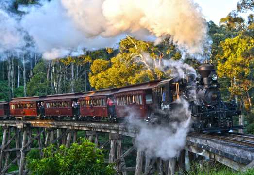 Melbourne Steam Train Half-Day Tour [Hotel Pickup | Quality Group | Gratuities Included] AUD 180.79
