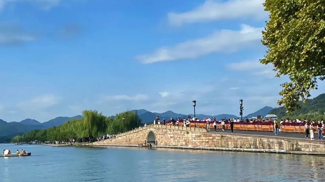 杭州西湖風景名勝區半日遊【純玩ღ雷峯塔+西湖遊船/上門接】