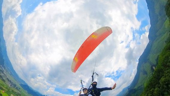 清遠樂天遊熱氣球滑翔傘飛行體驗【可選動力傘/高度300-700公尺/贈送GoPro拍攝/峰林觀景】