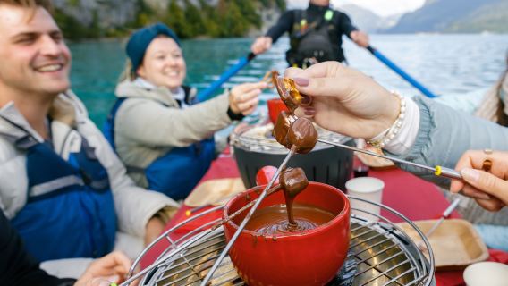  Chocolate Fondue Float on Lake Brienz