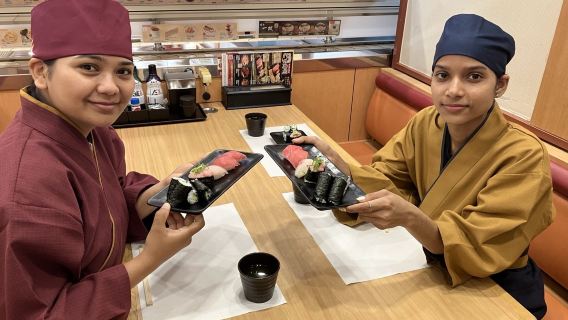 Kappa Sushi Dotombori Ebisubashi Branch: Sushi Making Experience