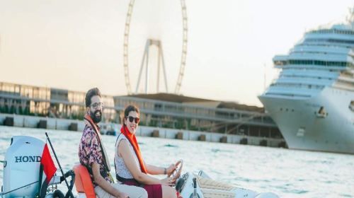 Dubai Speedboating and Camel Ride Experience in UAE Transport Passes 2