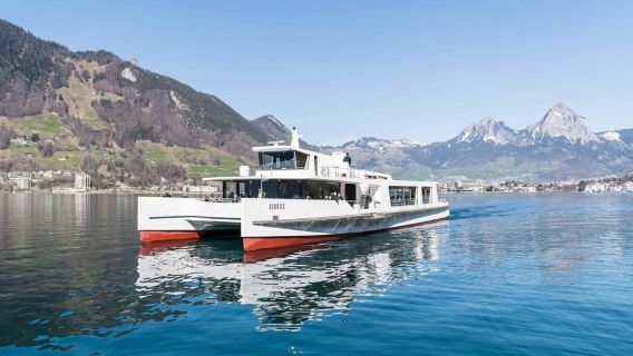 Lucerna: crociera di andata e ritorno in catamarano sul lago di Lucerna
