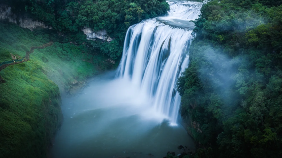 黃果樹景區一日遊【豪華團體遊覽+貴陽全城上門接+獨立私人導覽】
