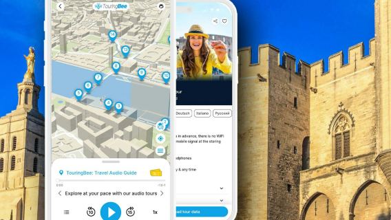 Aviñón: Aplicación de Audioguía por TouringBee