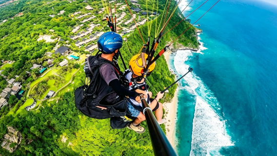 Balin laskuvarjoretki RIUG-tukikohdassa päiväretki [ilmainen kuvaus] valinnainen kuljetus/ammattivalmentaja