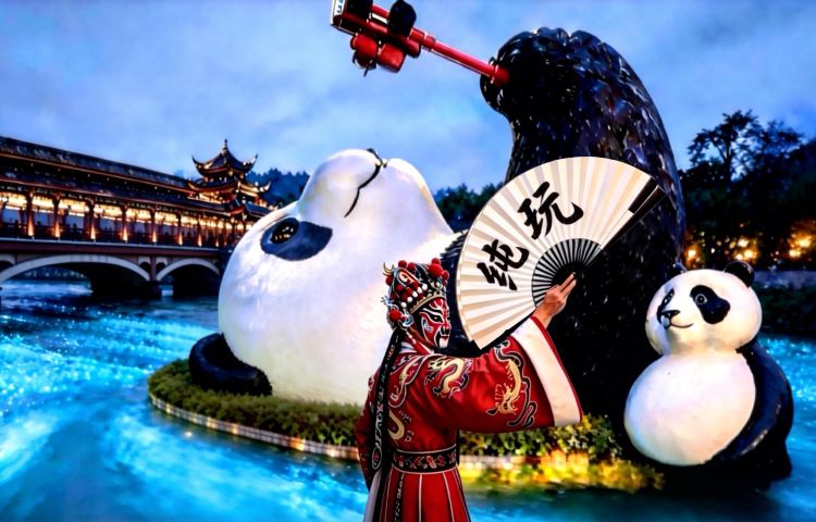 睡醒再出發●都江堰一日遊◈可選贈川劇演出/觀夜景藍眼淚