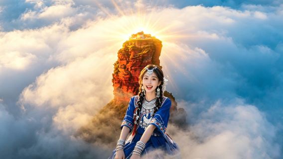 [Bermula dari Jiangkou] - Lawatan Sehari ke Gunung Fanjing Awal Pagi Elak Puncak / Tanpa Beratur Harga Lengkap Semua Termasuk - Tiada Bayaran Tambahan