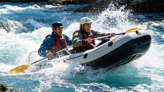 Lawatan Sehari Rafting di Sungai Gaoguo, Zhenyuan, Guizhou [Rekomendasi untuk bersantai dan bermain air di musim panas & hiburan tulen]