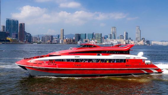 TurboJet - Hong Kong Sheung Wan to/from Macau outer harbor - one-way boat ticket (early bird discount)