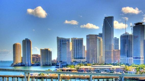 Miami by Train, by Open-Top Bus with Islands Boat Cruise - Full-Day Tour