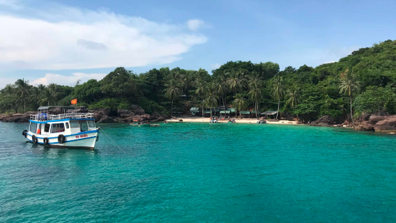 Explore as 3 Ilhas de Phu Quoc de Lancha