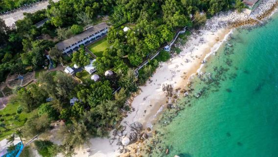 深圳玫瑰海岸·海島日記露營地·過夜露營【森系帳篷&民宿+雙人景區門票+雙人早餐】