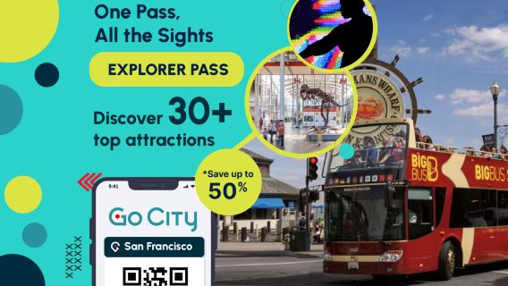 Go City サンフランシスコ自選パス【公式直営/30以上の人気観光スポット/フィッシャーマンズワーフ/カリフォルニア科学アカデミー含む】|サンフランシスコエクスプローラー