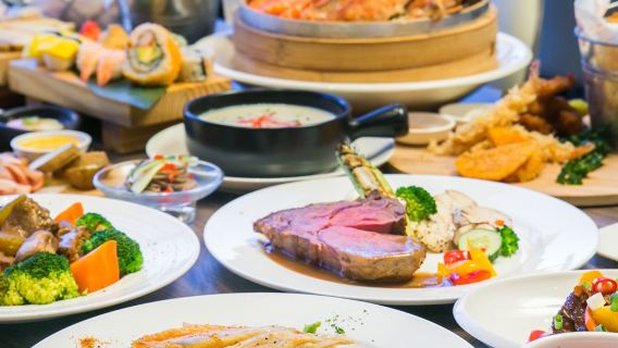 【限定セール】台北科大飯店白燕ビュッフェランチまたはディナークーポン(ホリデー+NT$200)