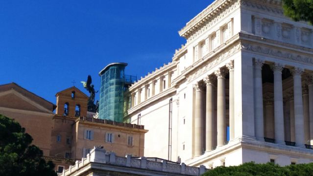 Altar of the Fatherland: Glass Elevator Skip The Line Ticket + Audio App