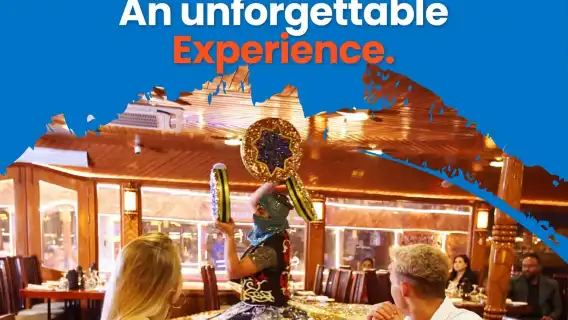 杜拜碼頭豪華單桅帆船遊船 (含五星級自助晚餐及接送服務)