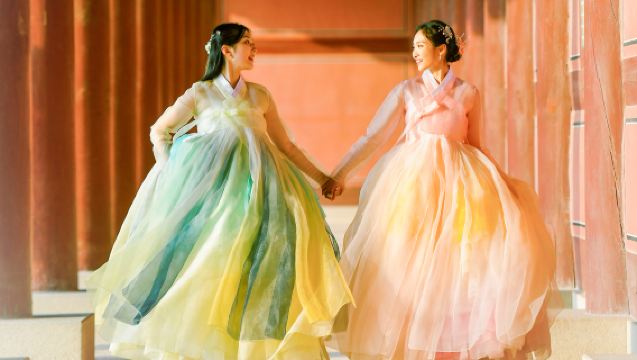 Hanboknam Hanbok Verhuur - Gyeongbokgung Winkel