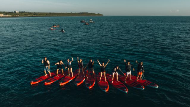 Taiwan | Penghu Poseidon | SUP Paddleboard | Esplorazione della Spiaggia di Shili