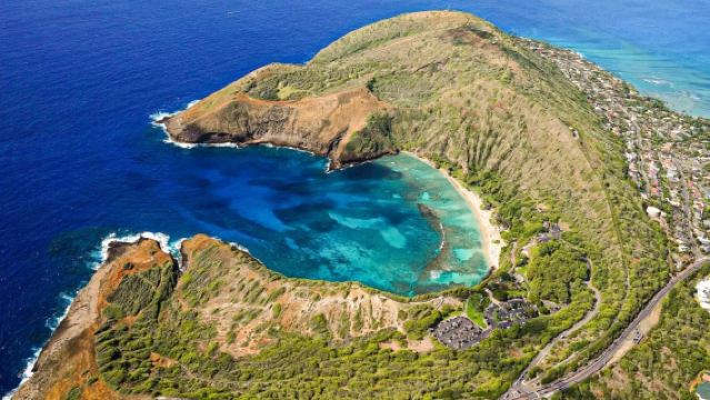 Lawatan sehari sewaan peribadi Laluan Bulatan Besar Ladang Nanas Dole + Pantai Penyu Hijau + Kualoa Ranch Honolulu Hawaii