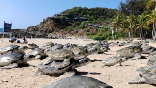 Lawatan sehari ke Kuil Nanshan Sanya + Pulau Barat + Hujung Dunia di Hainan