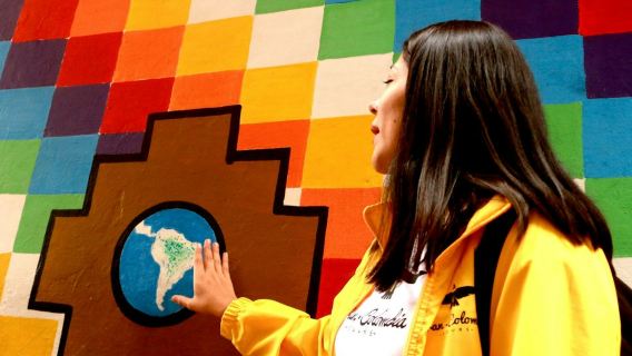 La Candelaria Bogotá: Chuyến tham quan Graffiti có hướng dẫn + Đồ uống