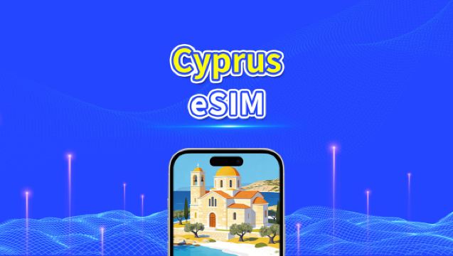 Cyprus eSIM | 5G/4G | High-speed data | 24 hours | 1-30 days | QR code