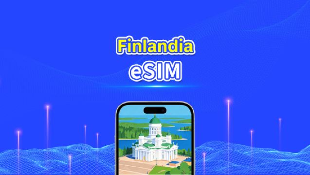 Finlandia eSIM | 5G/4G | Szybki internet | 24 godziny | Wybór dni 1-30 | Kod QR