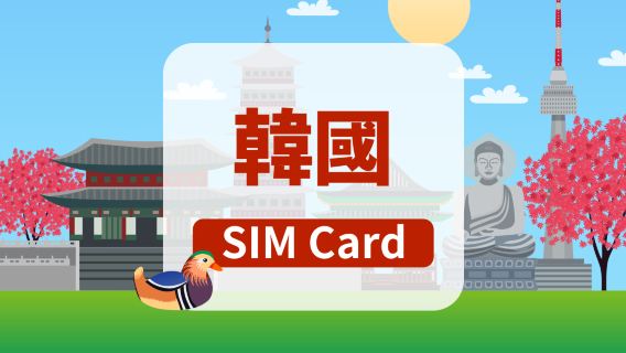 [韓國]4G SIM卡|日用包/總量包|香港機場自取|1-30天|高速流量|插卡即用