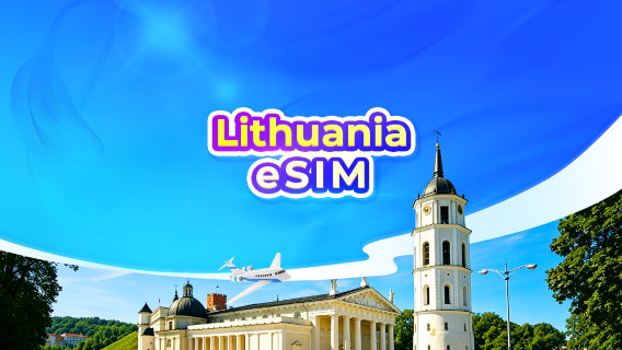 Litvanya 5G eSIM | Günlük paket/Veri paketi | 24 Saat Ücretlendirme | QR kodu