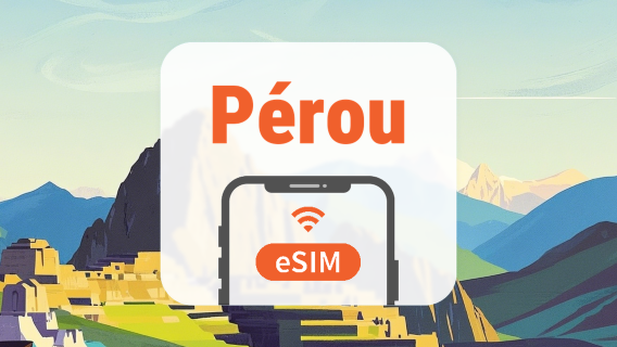 Pérou eSIM | Double Réseau • ChatGPT | 1–30 Jours | Code QR