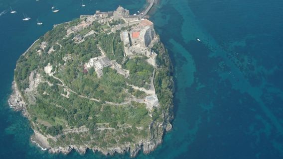 Castello Aragonese d'Ischia sull'isola di Ischia