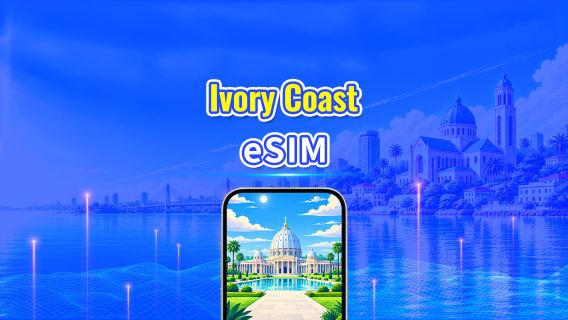 Côte d'Ivoire eSIM | 4G | daily package/data package | 24 hr billing | 1–30 days | QR code