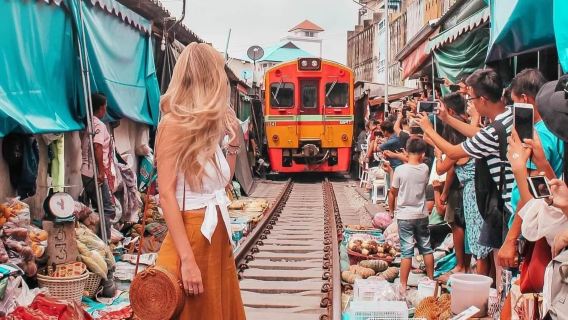 ทัวร์ 1 วัน ตลาดน้ำดำเนินสะดวกและตลาดรถไฟแม่กลอง กรุงเทพฯ แบบไปเช้าเย็นกลับ