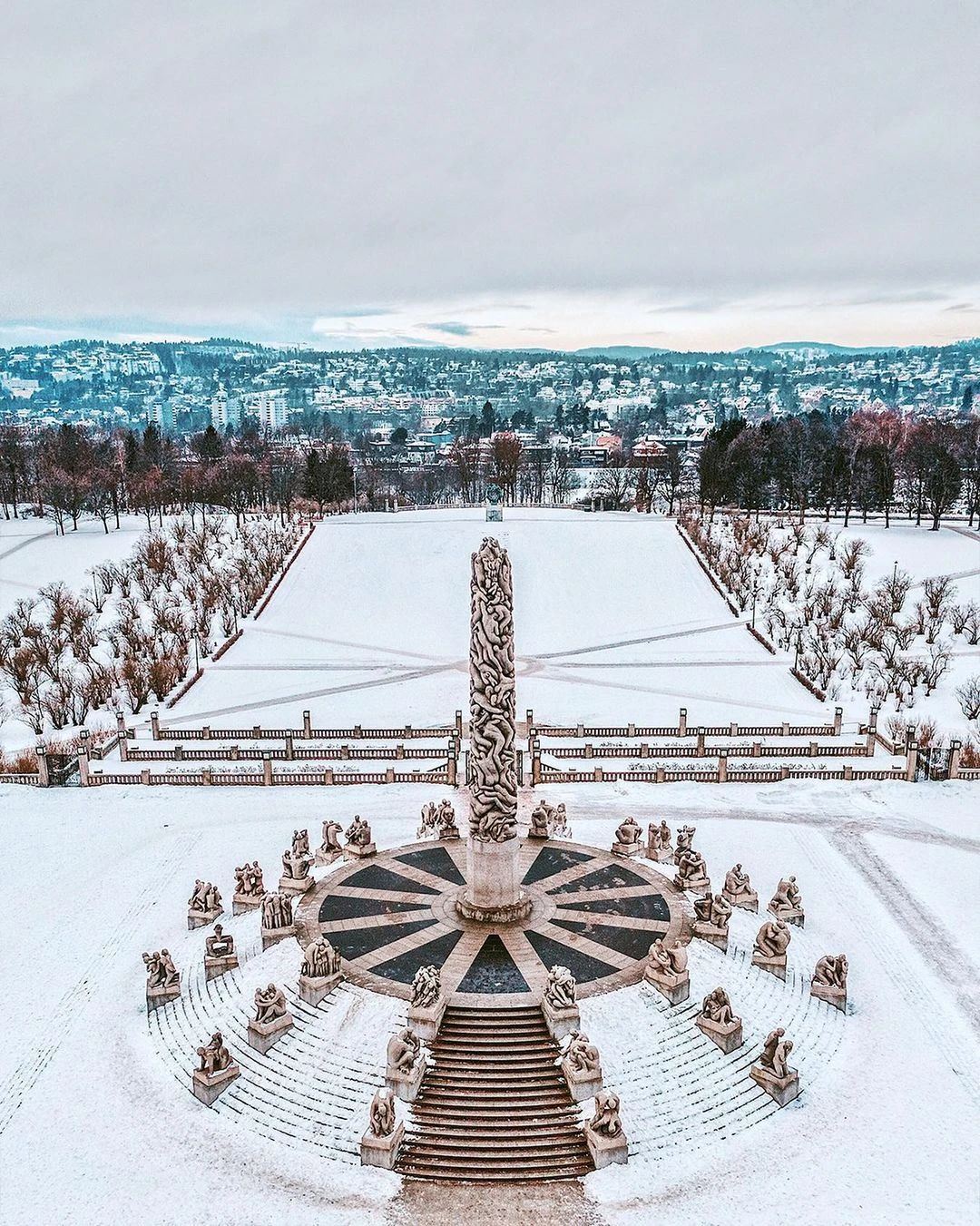 Norway + Akershus Fortress + Oslo Fjord + Bygdoy Peninsula + The Vigeland Park